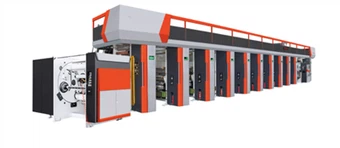 हाई स्पीड इलेक्ट्रॉनिक शाफ्ट रोटोग्राव्यूर प्रिंटिंग मशीन